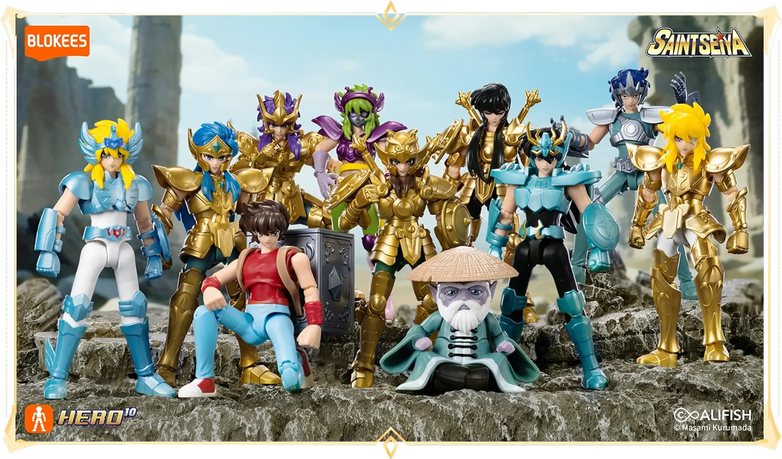 Blokees Champion Class Whole Set Galaxy Version 01 - The Legacy of the Gold Saints (0)