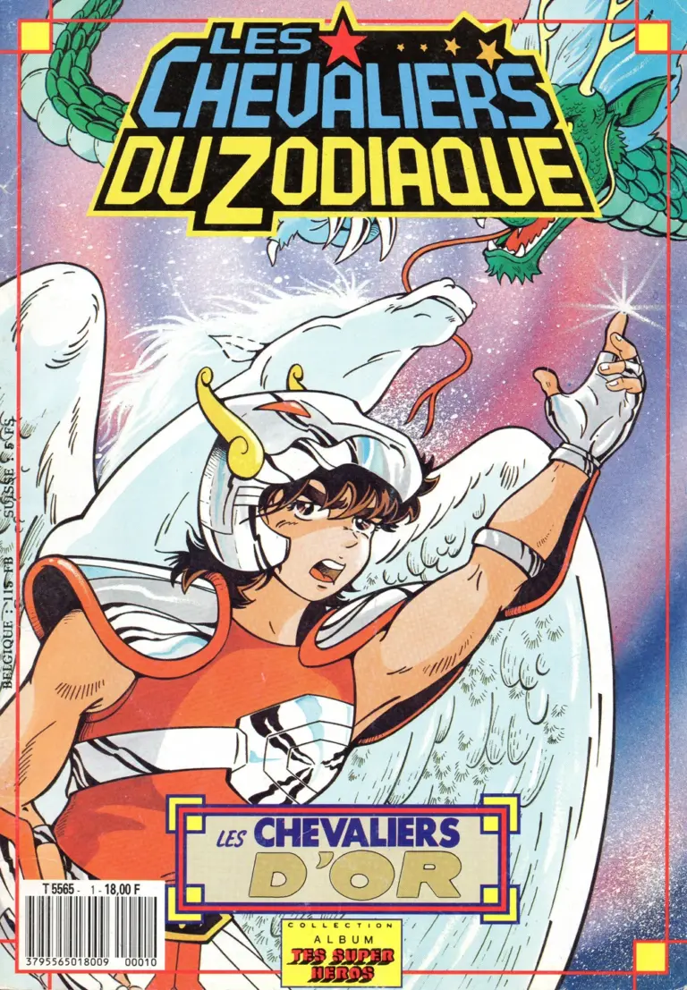 anime comics album bd sfc 1 les chevaliers d'or