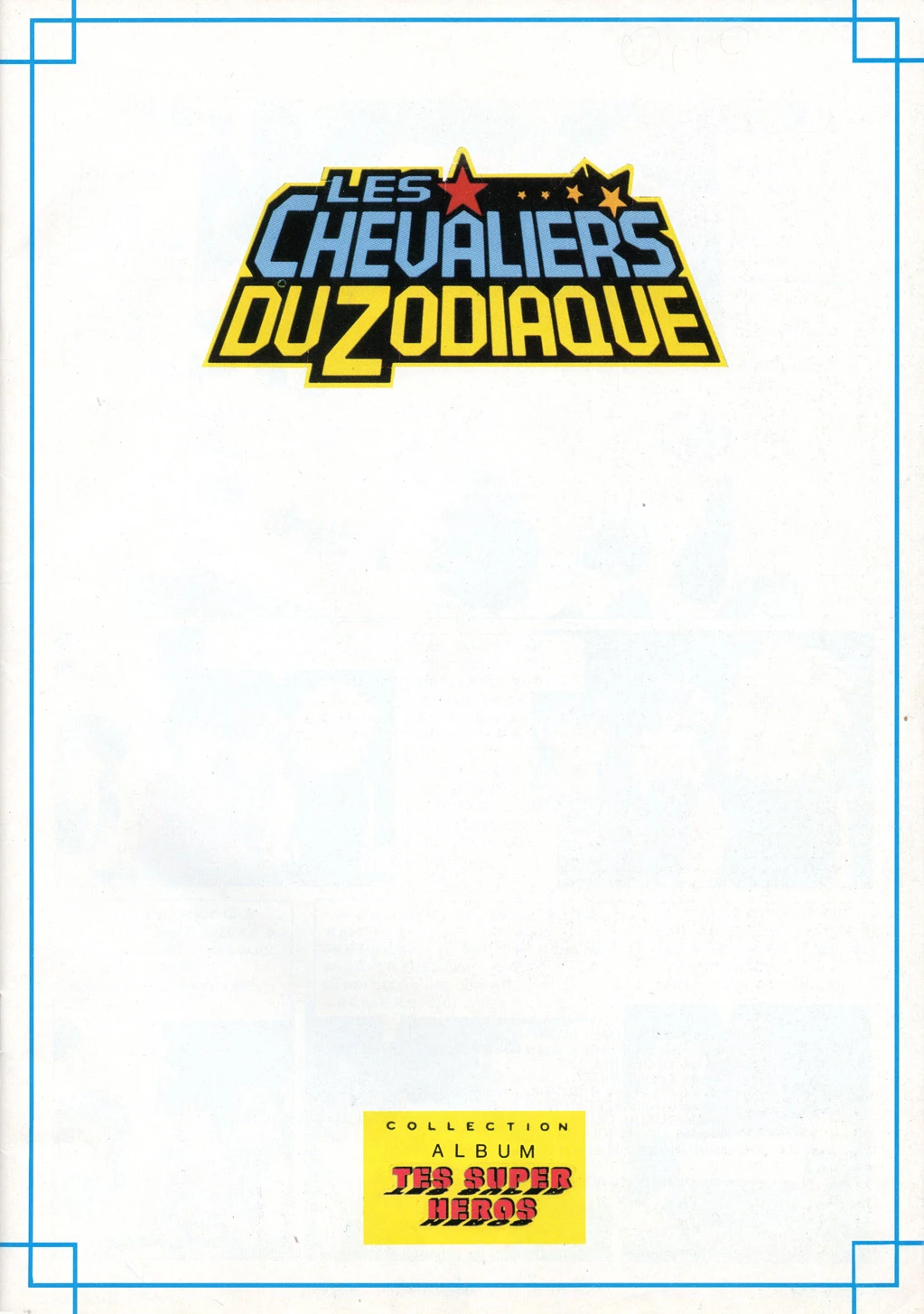 anime comics album bd sfc 1 les chevaliers d'or