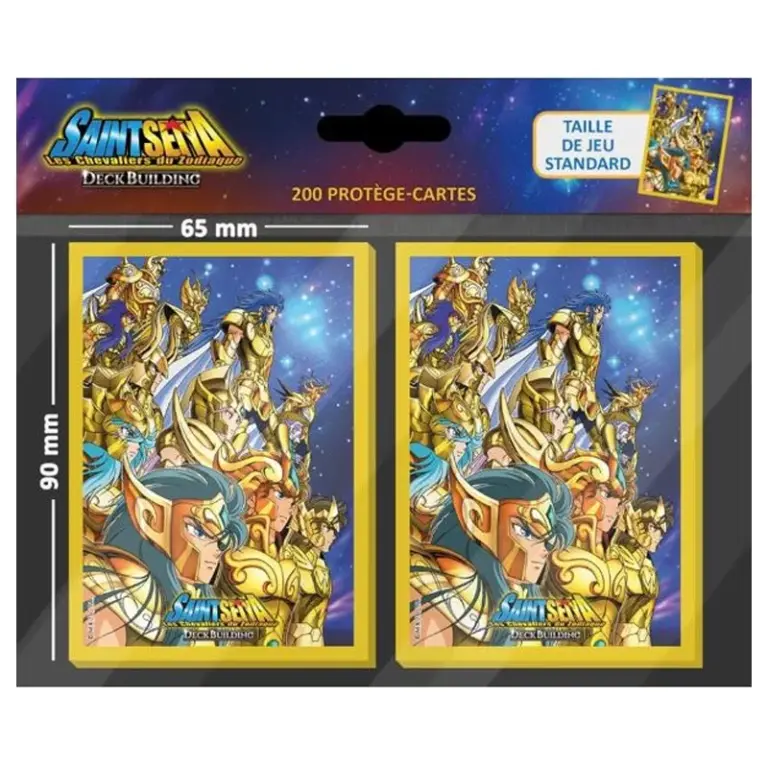 yoka saint seiya deckbuilding protège cartes or